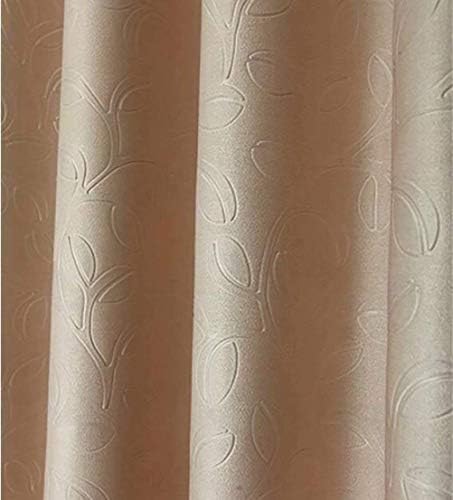 HAPPLiGNLY European Minimalist Velvet Curtain 140x230cm 2 Panels Beige