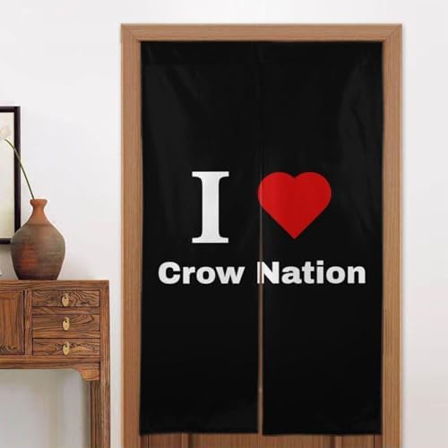 I Love Crow Nation Blackout Curtains for Doorways