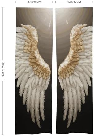 Angel Wing Door Cover Curtain 57 X 17 Inches