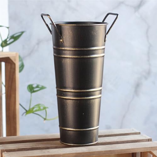Durable Metal Round Umbrella Stand with Canes and Walking Stick Holder