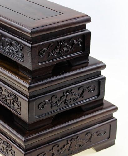 Chinese Rosewood Display Pedestal Stand