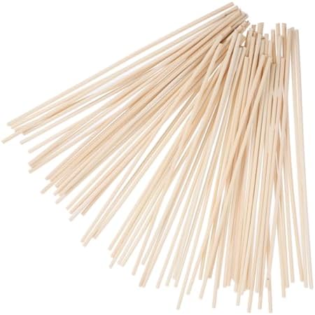 Cabilock 100pcs Natural Aromatherapy Rattan Diffuser Sticks