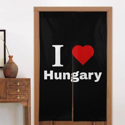 I Love Hungary Blackout Curtains for Doorways and Windows