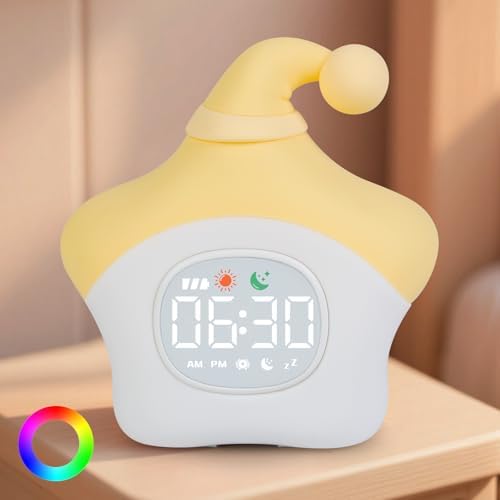 Star Alarm Clock with Night Light for Kids 1