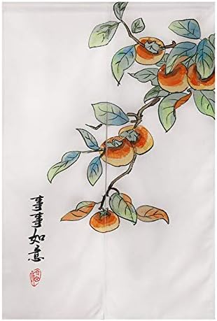 Japanese Noren Door Curtain Cotton Linen Wealth Design 33x59
