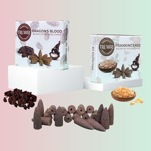 TRUMIRI Backflow Incense Cones - 20 Pack Waterfall
