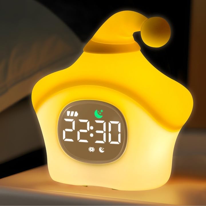 Star Alarm Clock with Night Light for Kids 1