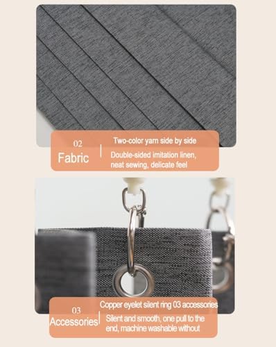 Temporary Door Curtain with Track Rail and Pleated Folding Design