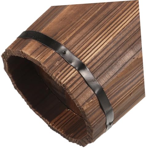 Wooden Umbrella Stand with Cane and Fan Storage
