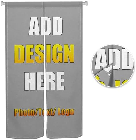 Customizable Japanese Double Sided Noren Door Curtain Panel