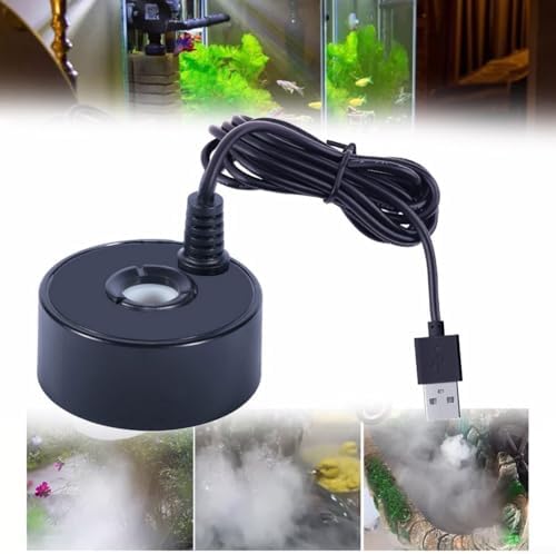 Mini Mist Maker 5V USB Fountain Mister Fogger Black