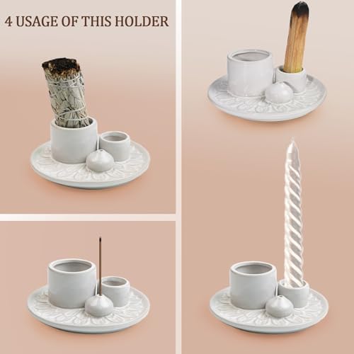 4 in 1 Incense Burner Holder for Meditation and Yoga Room