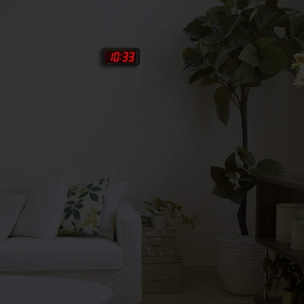 Timegyro Alarm Clock for Bedrooms with 3 Level Brightness Adjustable