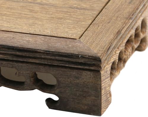 Wooden Display Stand 669 x 433 Rectangle Pedestal Home Decor