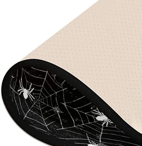 ALAZA Halloween Black and White Grunge Area Rug 72x24 Inches