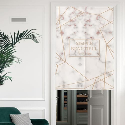 Japanese Curtain for Doorway Marble Design Tapestries