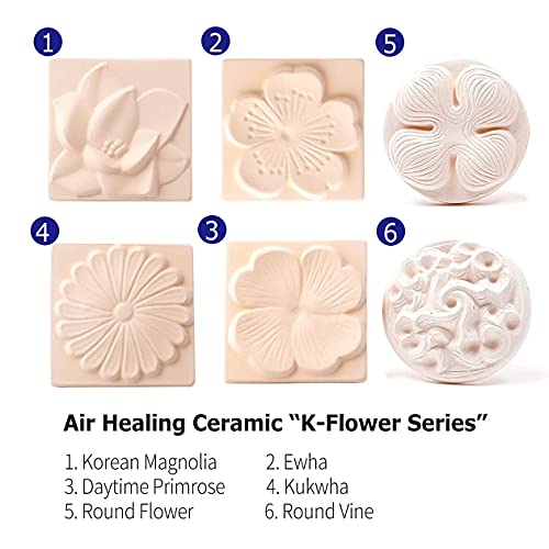 Healing Ceramic Stone Diffuser Korean Flower Series