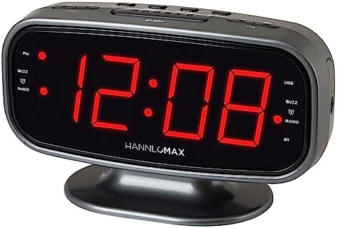 HX-153CR PLL AM FM Radio Alarm Clock with Bluetooth