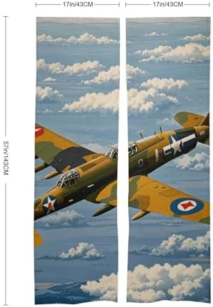 World War 2 Aircraft Door Curtain 57x17 Inches