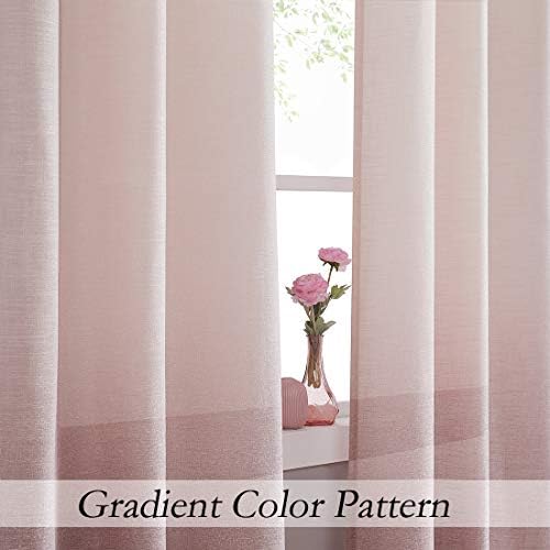 Central Park Ombre Rayon Blend Curtain Panels Set of 2