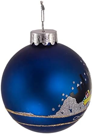 Kurt Adler New York Glass Ball Ornament 80mm