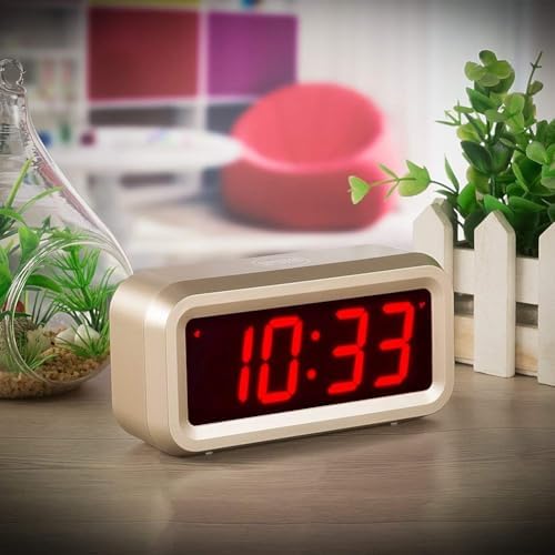 Timegyro Alarm Clock for Bedrooms with 3 Level Brightness Adjustable