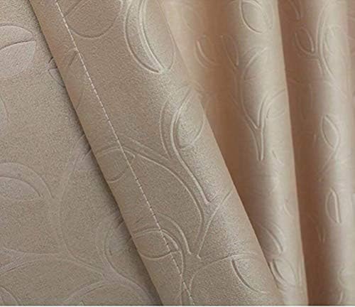 HAPPLiGNLY European Minimalist Velvet Curtain 140x230cm 2 Panels Beige