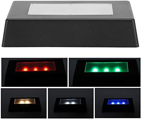 LIZEALUCKY LED Light Base for Crystal 3D Cube Display