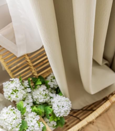 Whoiy 108 Inches Blackout Curtains Set of 2