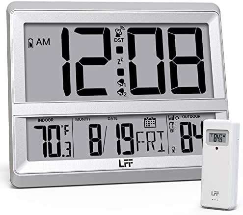 LFF Atomic Clock Large Display Wall Clock
