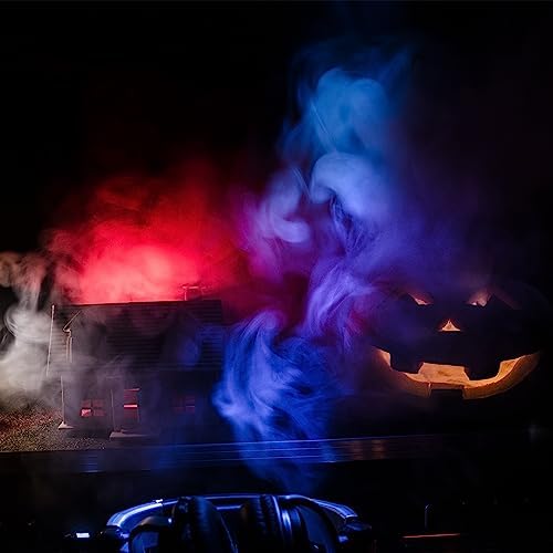 Retisee 12 Pack Halloween Mist Maker Fogger with LED Light
