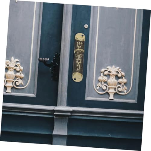 Wakauto 2 Sets Zinc Alloy Mezuzah Door Blessing Decor