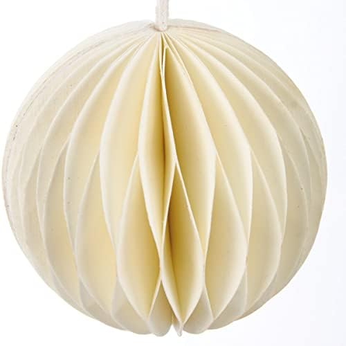 Primitives by Kathy Cream Ball Ornament