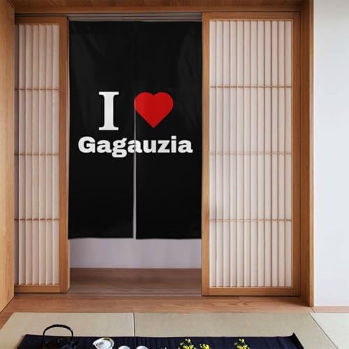 I Love Gagauzia Blackout Curtains for Doorways