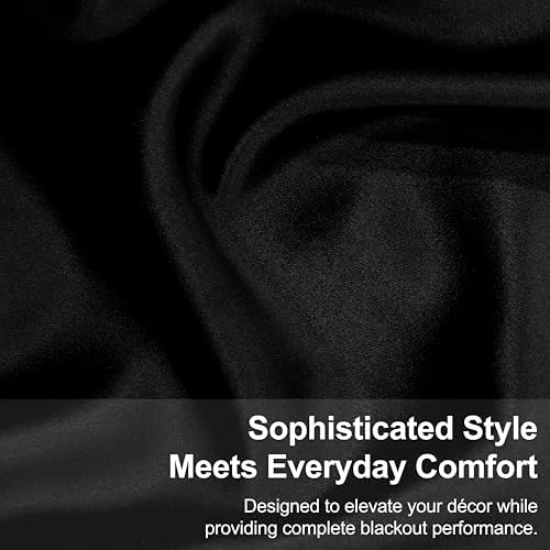 Blackout Curtains for Bedroom and Living Room with Stainless Steel Grommets