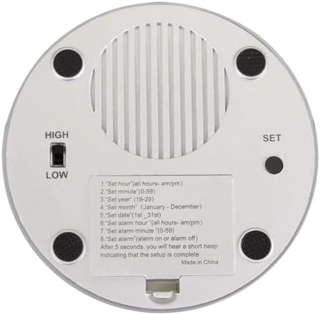 Extra Large Talking Alarm Clock for Blind and Elderly