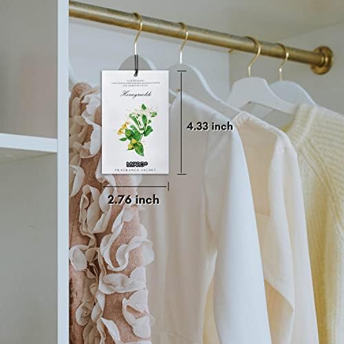 MYARO 12 Pack Honeysuckle Scented Sachets for Drawer and Closet