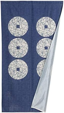 Japanese Noren Doorway Curtain Tapestry - Blue 33x59 Inch