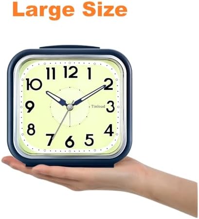 Tinload 55 Inch Large Analog Alarm Clock for Elderly