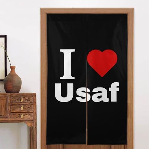 I Love USAF Blackout Curtains for Doorways