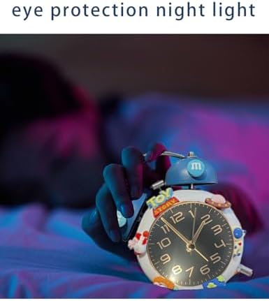 HYLING Alarm Clock for Kids with DIY Astronaut Sticker Blue