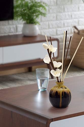 Natural Reed Diffuser Sticks 50 Pcs White and Brown