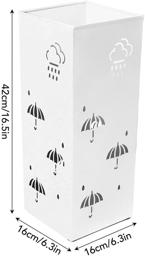 Seek Rare Hollow Clouds Pattern Metal Umbrella Stand Organizer