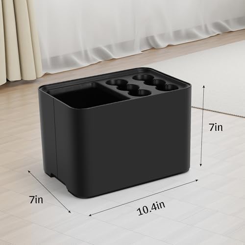 DricRoda 10 Umbrella Stand with Drip Tray Black
