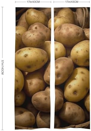Garden Potatoes Door Cover Curtain 57x17 Inches