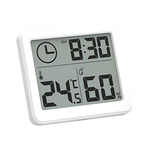 Digital Weather Monitoring Alarm Clock with Thermometer and Hygrometer