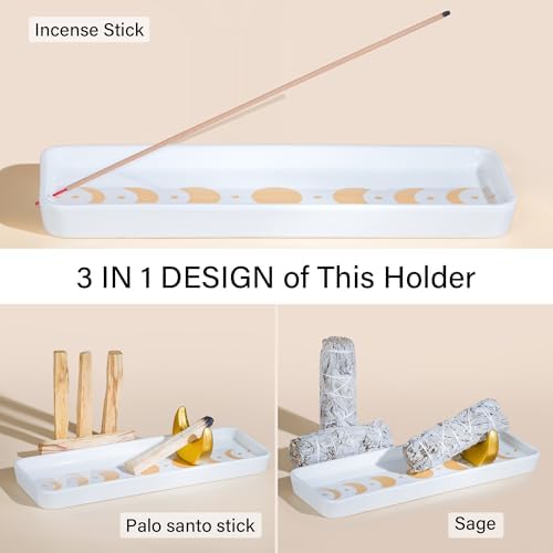ZenBless Handcrafted Ceramic Incense Holder