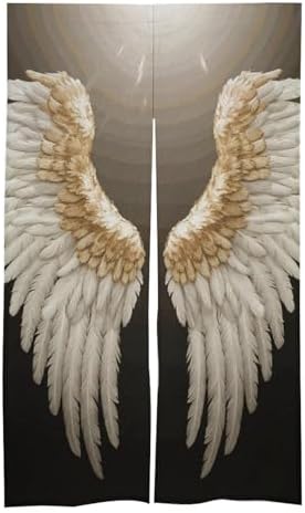 Angel Wing Door Cover Curtain 57 X 17 Inches
