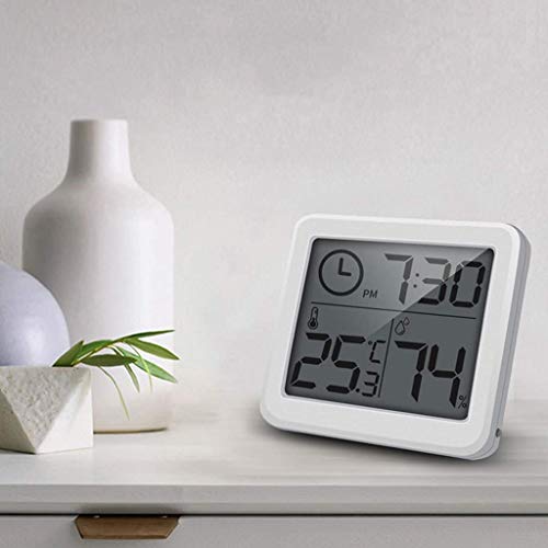 Digital Weather Monitoring Alarm Clock with Thermometer and Hygrometer