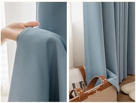 Luxury Black Out Curtains 2 Pack for Bedroom Window